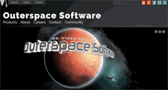 Desktop Screenshot of outerspace-software.com